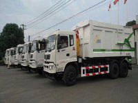 勾臂式垃圾车-5台东风御龙25吨勾臂式垃圾车