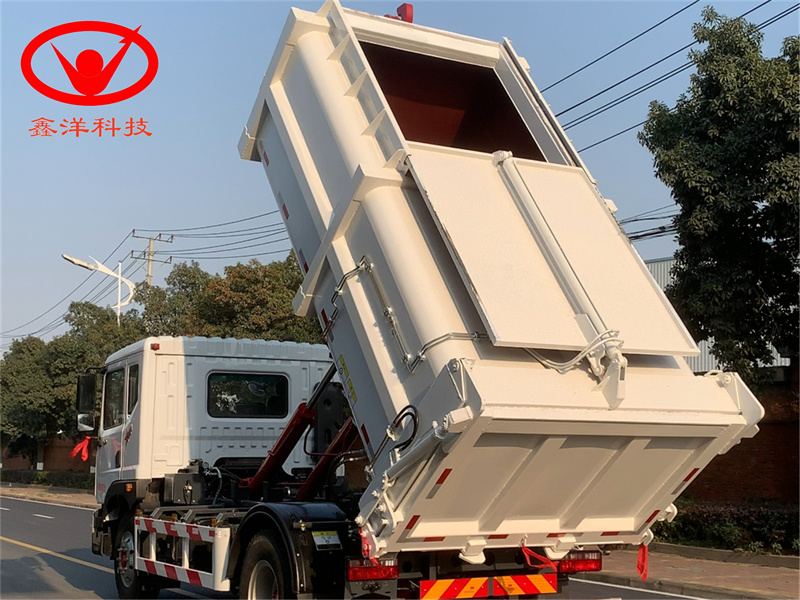 3950东风D9勾臂垃圾车