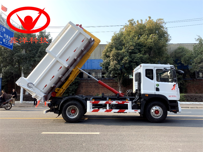 3950东风D9勾臂垃圾车