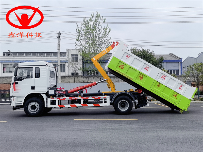 20吨陕汽德龙勾臂垃圾车