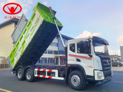 东风华神后八轮污泥自卸车