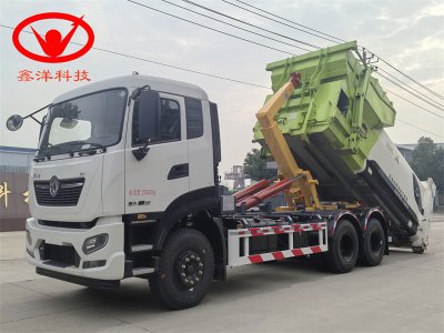 25吨东风天锦勾臂垃圾车